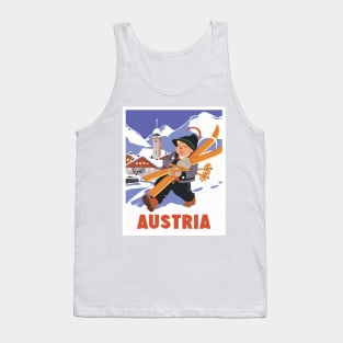 Austria Vintage Travel Poster Tank Top